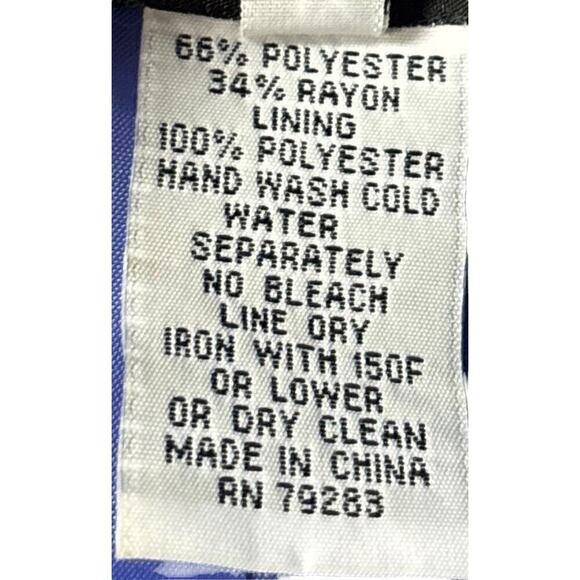 Alex Evenings Wrap Jacket Size 1X Floral Blue Sheer Sleeve Cocktail Dressy Party - Picture 6 of 8